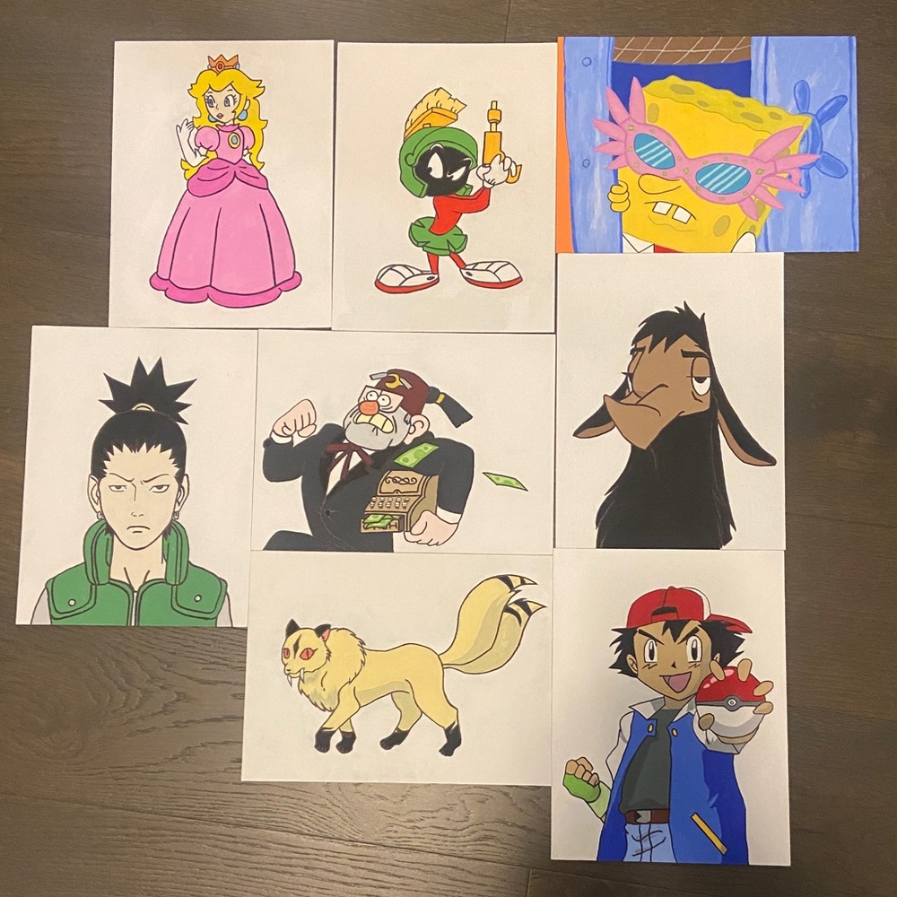 Custom cartoon painting